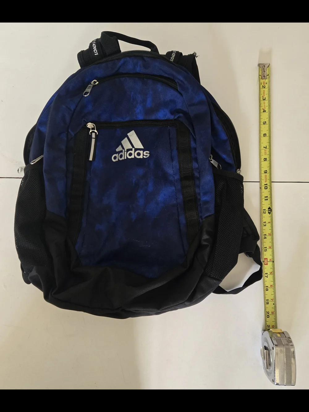 adidas Blue Black Backpack 04/22 979121-W 085043